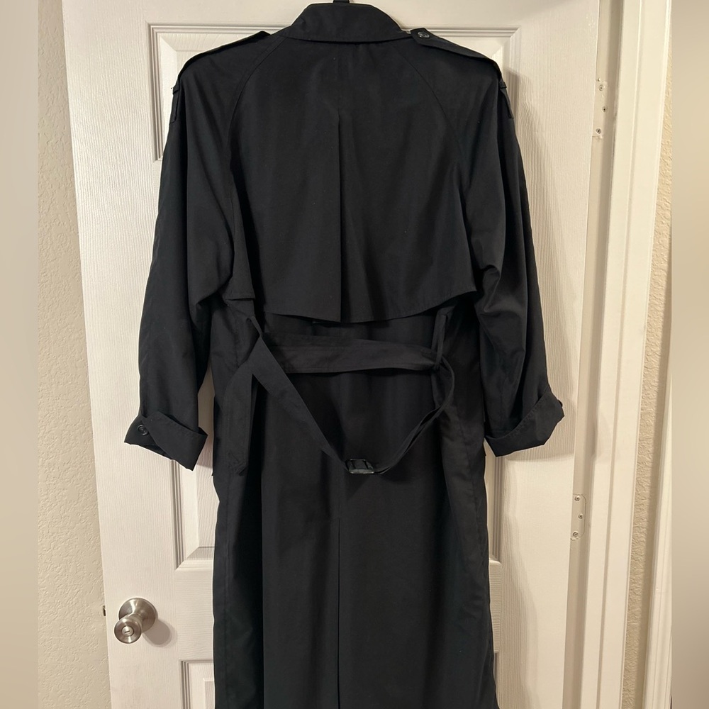 Black Trench Coat - Picture 2 of 4